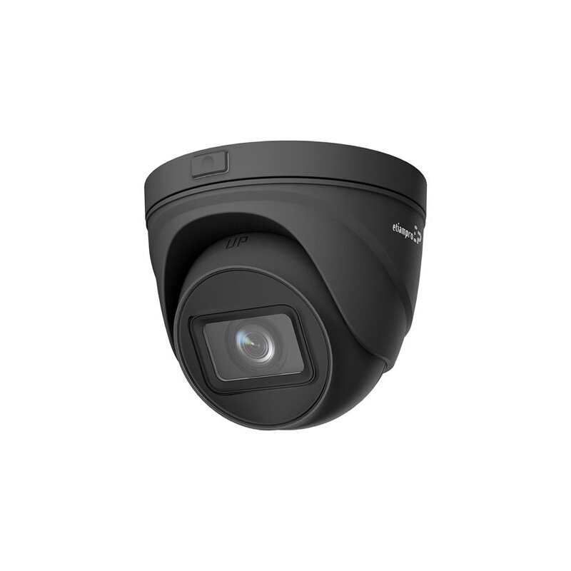 Etiampro - ECAMIP501B -IP-Netzwerk-Kamera - DOME - 4 MP - Varifokal-Objektiv - Schwarz