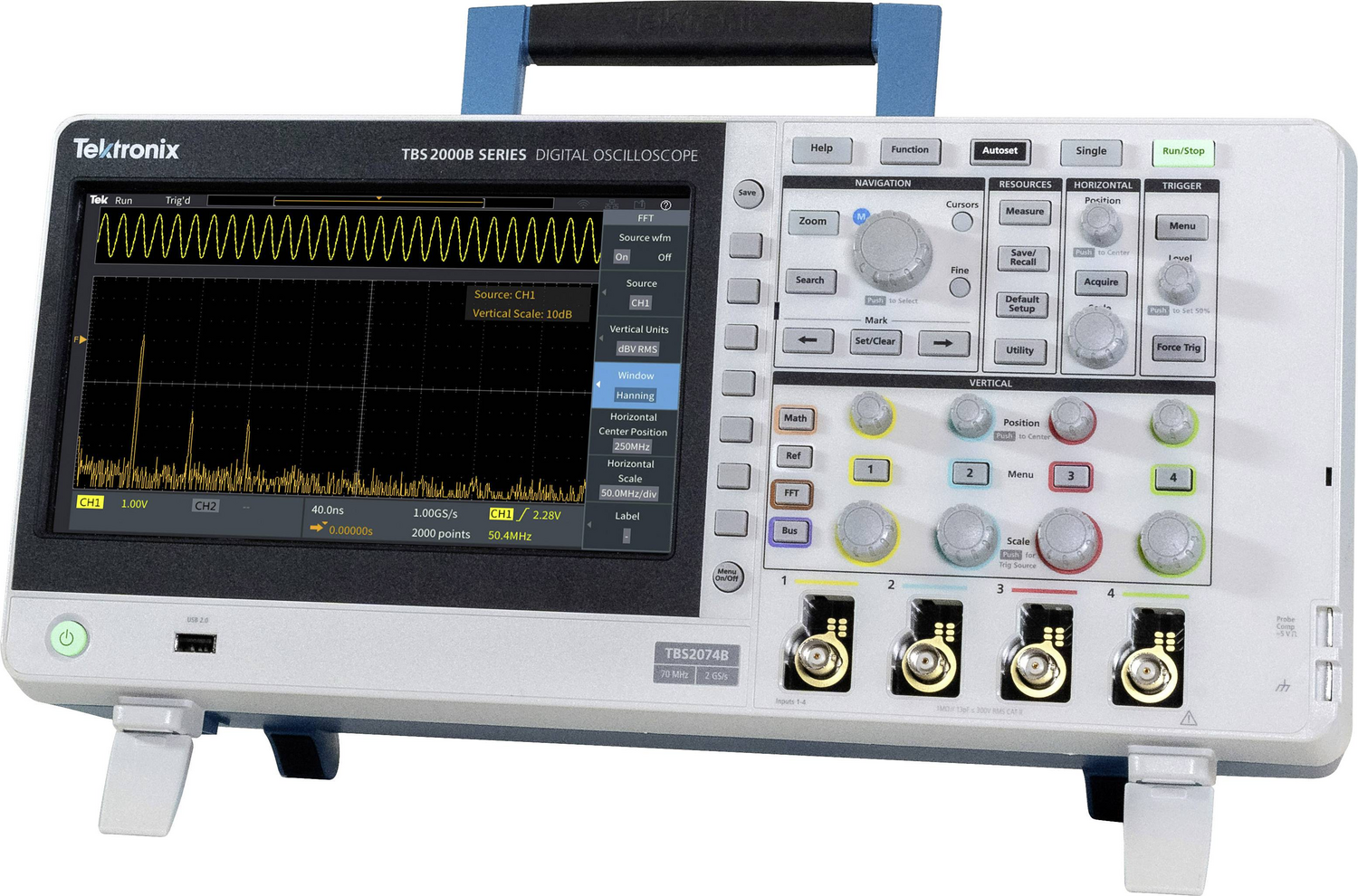 [neuwertig] Tektronix Tbs2204 B Digital Oszilloskop Oszilloskop 200 M Hz Siehe Text/foto B-ware