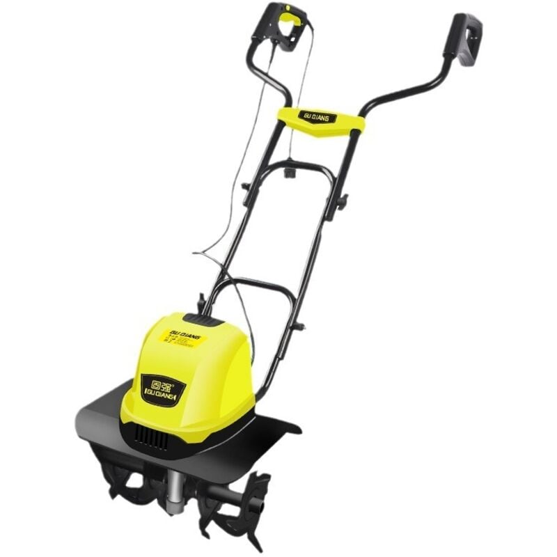 Elektrische Gartenfräse, Akku-bodenfräse, Vertikutierer, 36 Cm Arbeitsbreite, 18 Cm Frästiefe, Doppelgriff, 390 U/min, Gartengeräte - Ulisem