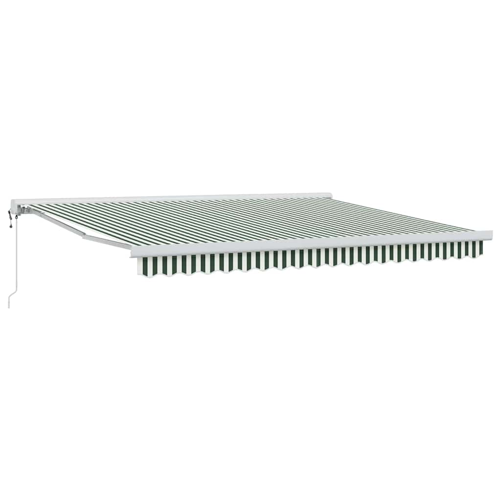 Einziehbare Markise Grün Und Weiß 400 X 300 Cm Stoff Und Metall Vidaxl Einziehbare Markise Grün Und Weiß 400 X 300 Cm Stoff Und Metall Vidaxl