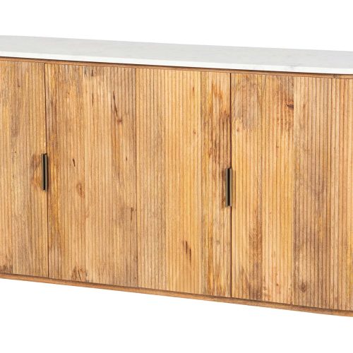 Tyla Marmor Mangoholz Sideboard 180x45x80 Cm Tyla Marmor Mangoholz Sideboard 180x45x80 Cm