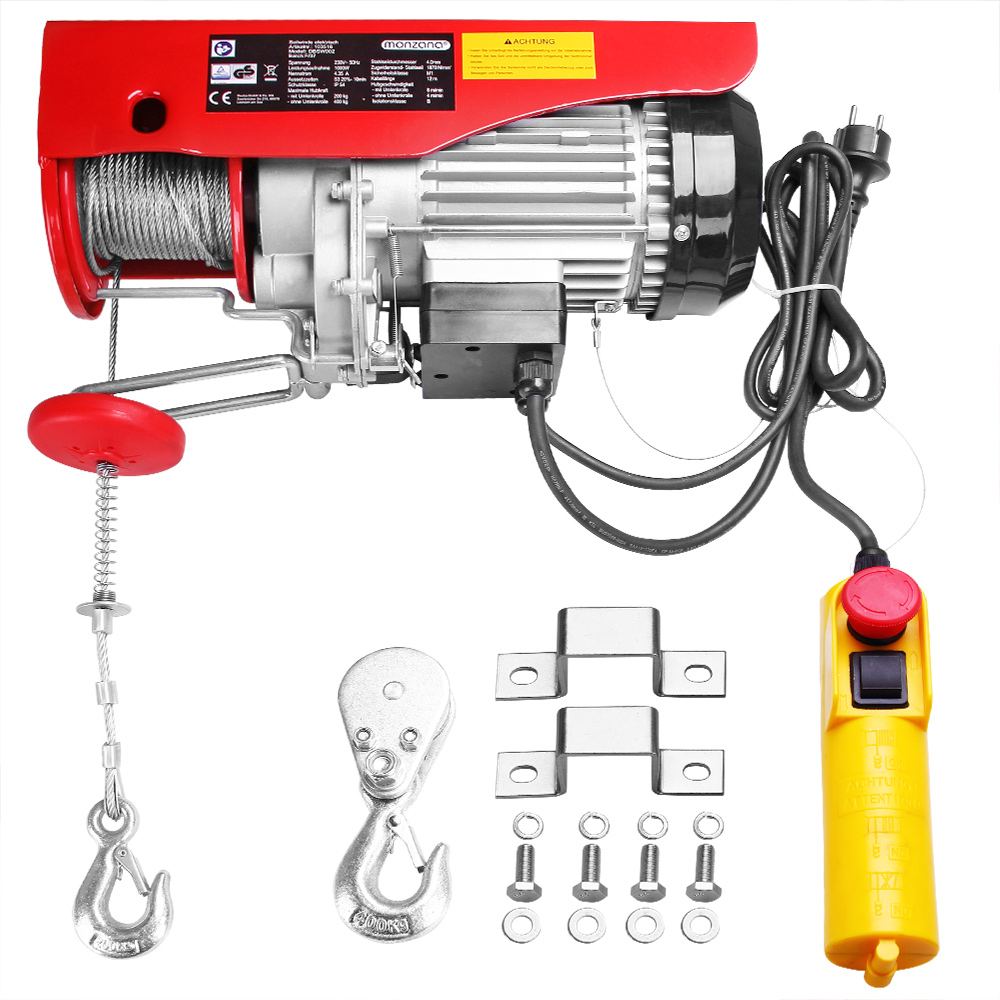 Seilwinde elektrisch 200/400 kg
