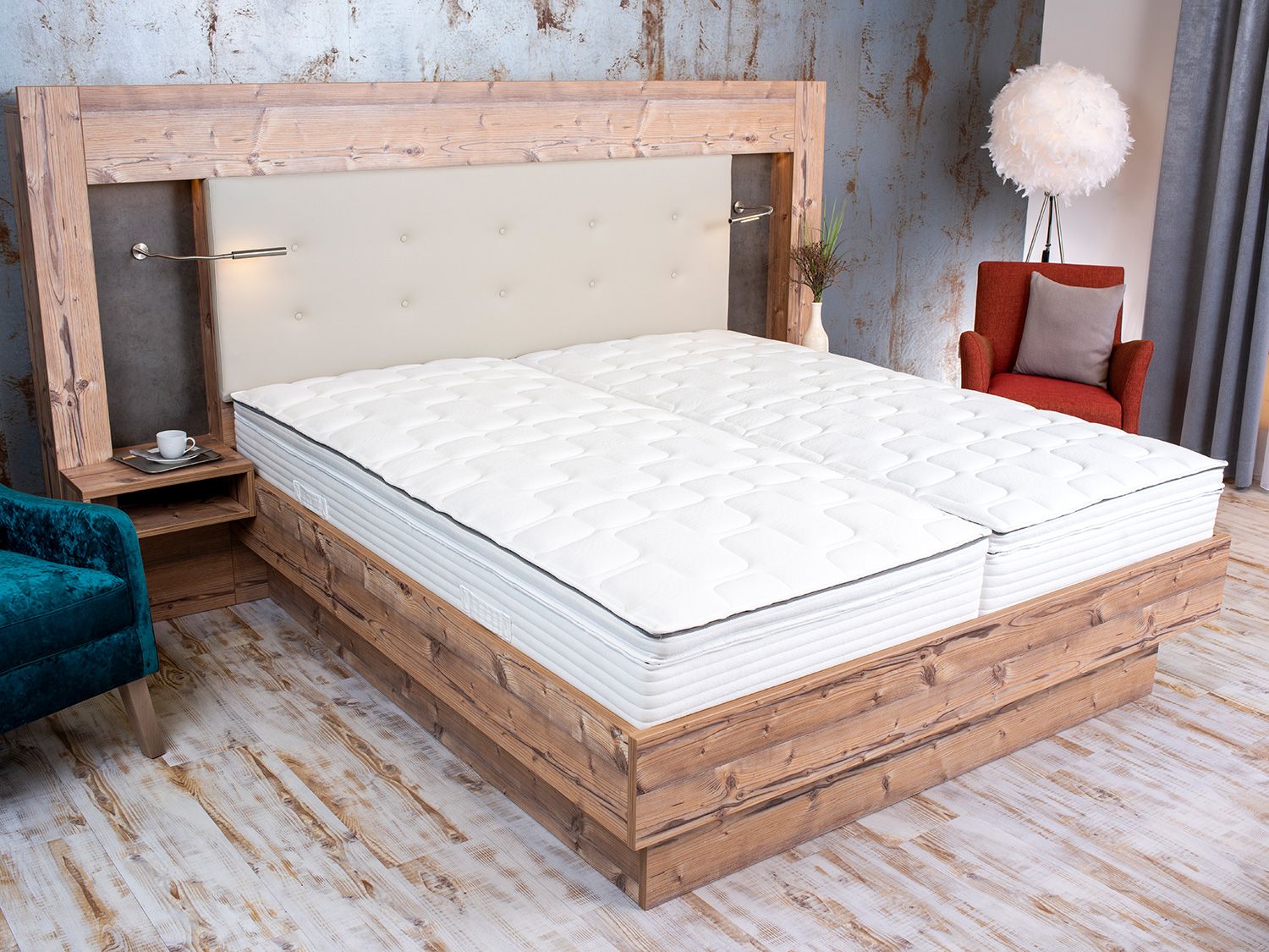 BECO 7-Zonen Boxspring-Matratze Royal Flex KS mit abnehmbarem Komfortschaum-Topper (H3, 180 x 200 cm) - Gallery 5 BECO 7-Zonen Boxspring-Matratze Royal Flex KS mit abnehmbarem Komfortschaum-Topper (H3, 180 x 200 cm)