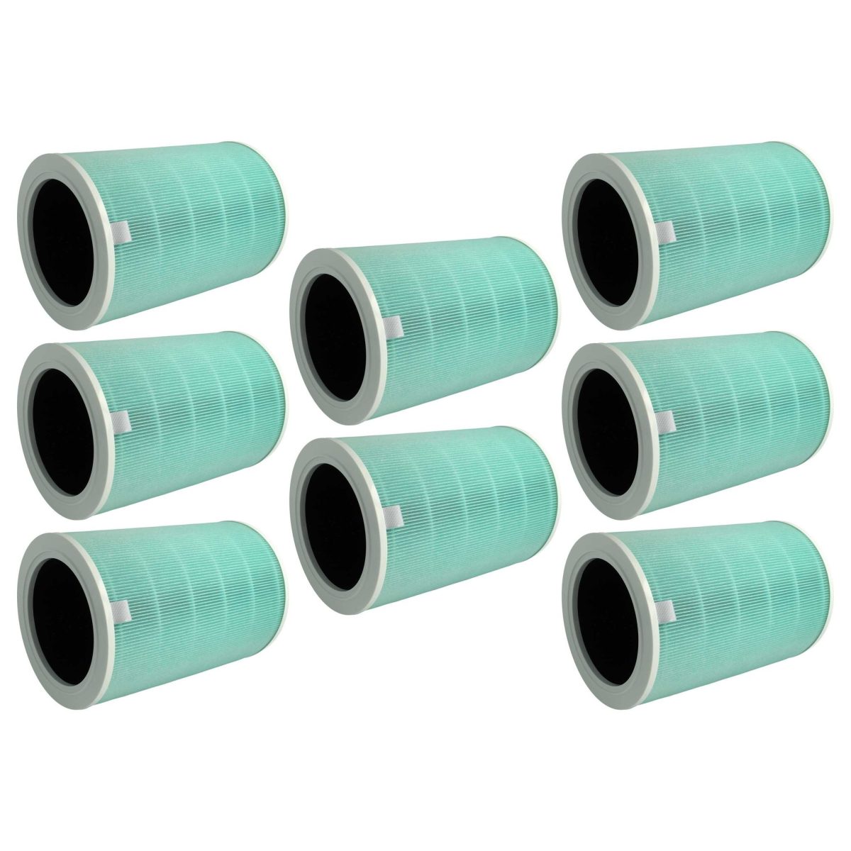 8x Hepa Filter Ersatz Für Xiaomi M6r-flp Für Luftreiniger – Ersatz-filter Mit Integriertem Aktivkohle-filter – Vhbw