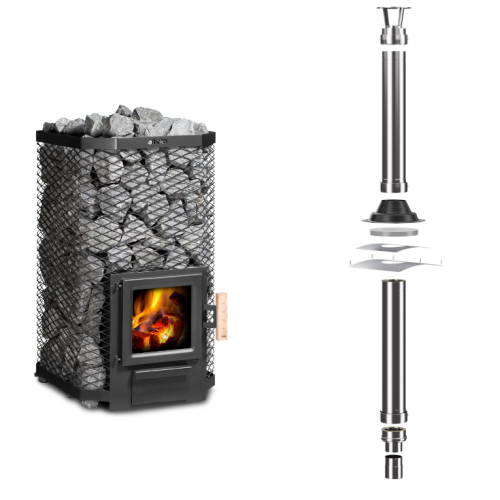 FinTec Saunaofen Arthur + FinTec Schornstein (verschiedene Varianten) FinTec Saunaofen Arthur + FinTec Schornstein (verschiedene Varianten)
