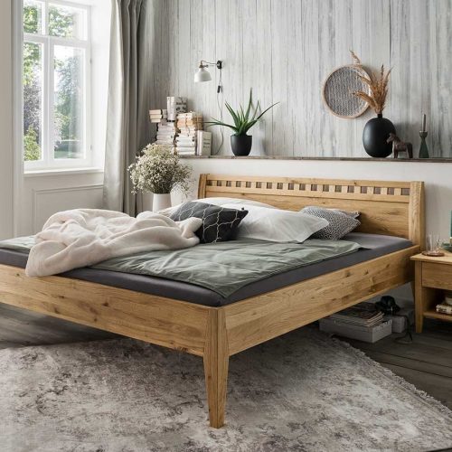 Forestales Massivholzbett Modesto 160 x 220 cm Kernbuche (1) stabverleimt