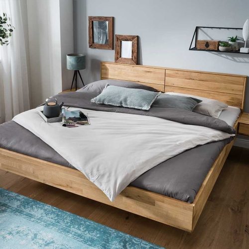 Forestales Massivholzbett Roseville 140 x 220 cm Kernbuche (1)