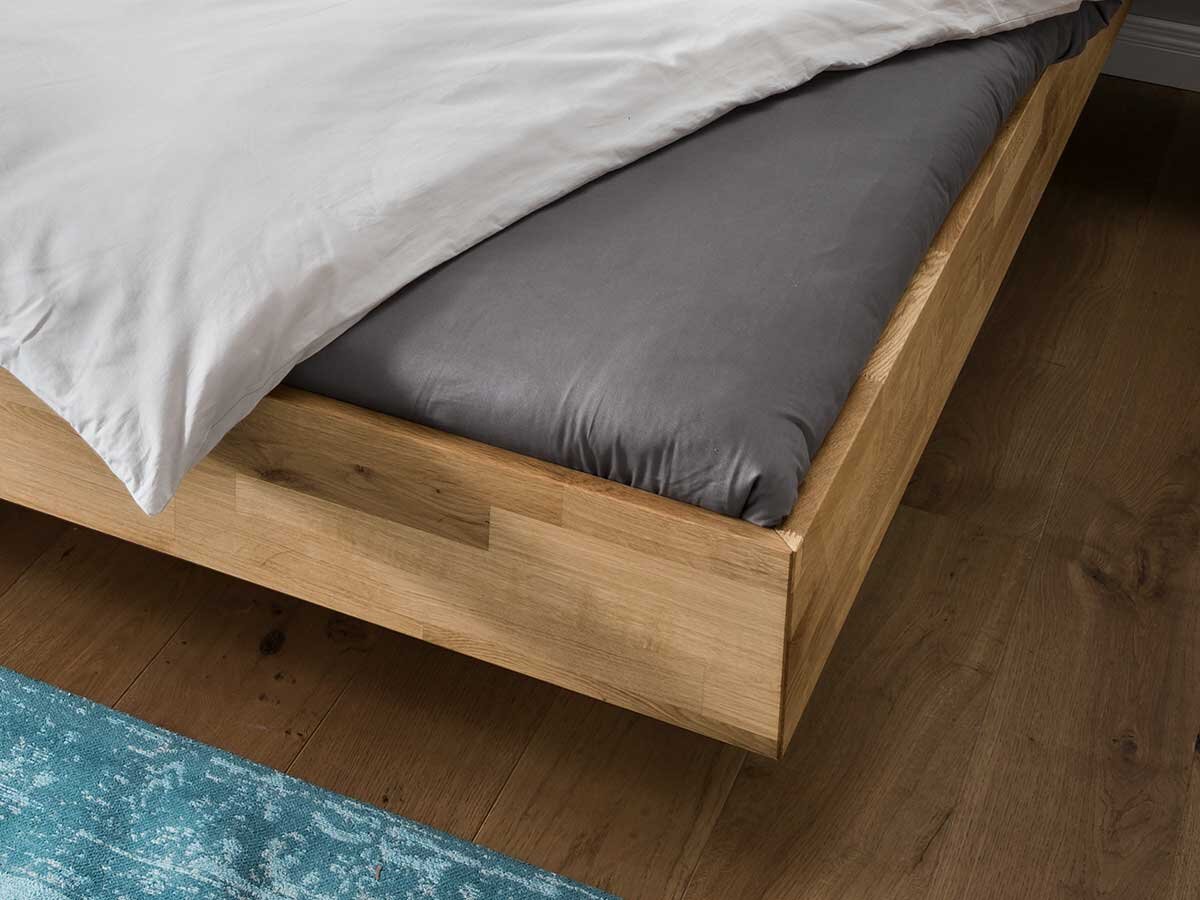 Forestales Massivholzbett Roseville 140 x 220 cm Kernbuche (1)