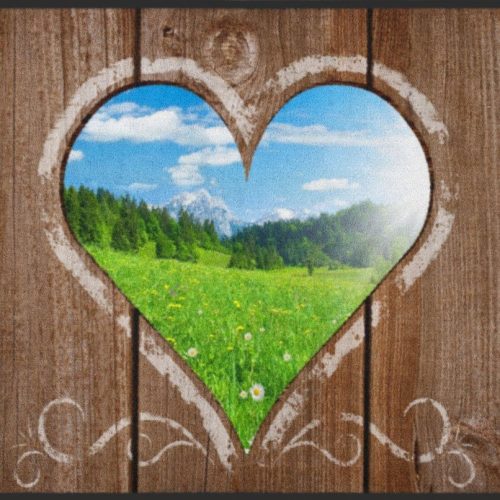 Fussmatte Alpen Herz 4729 Fussmatte Alpen Herz 4729
