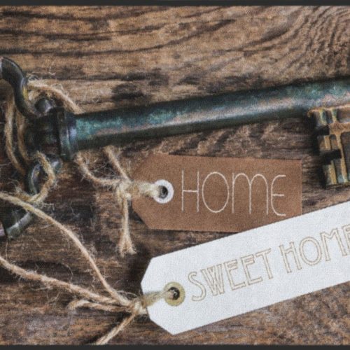 Fussmatte Home sweet Home Schlüssel 4772