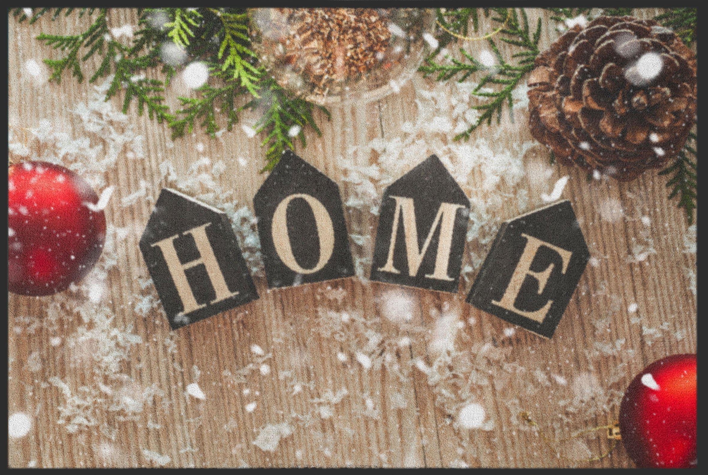 Fussmatte Weihnachten Home 4310