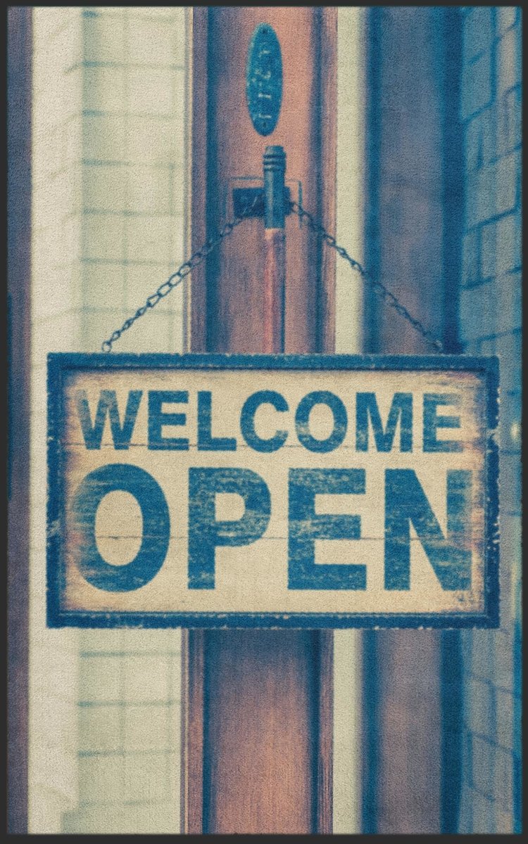 Fussmatte Welcome Open 7042 Fussmatte Welcome Open 7042