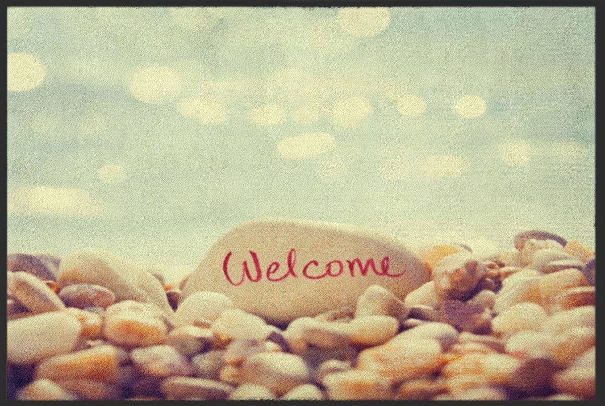 Fussmatte Welcome Steine 4331 Fussmatte Welcome Steine 4331