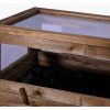 DOBAR Frühbeet-Aufsatz für Hochbeet, dunkelbraun (117x40x24,5cm) - Gallery 3 DOBAR Frühbeet-Aufsatz für Hochbeet, dunkelbraun (117x40x24,5cm)