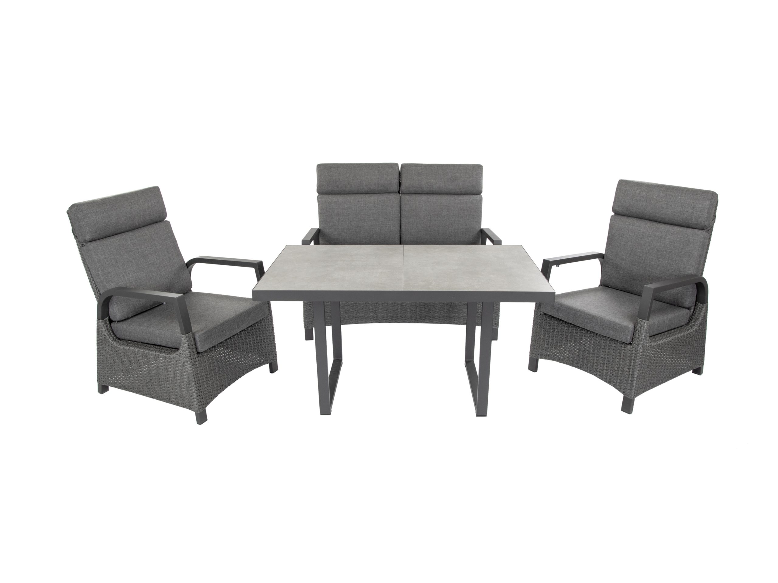 BELLAVISTA - HOME & GARDEN® Lounge »Orlando«, 4-teilig, inkl. Sitzauflagen