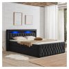 JUSKYS Boxspringbett Leona Samt (180 x 200 cm, schwarz)"" - Gallery 3 JUSKYS Boxspringbett Leona Samt (180 x 200 cm, schwarz)""