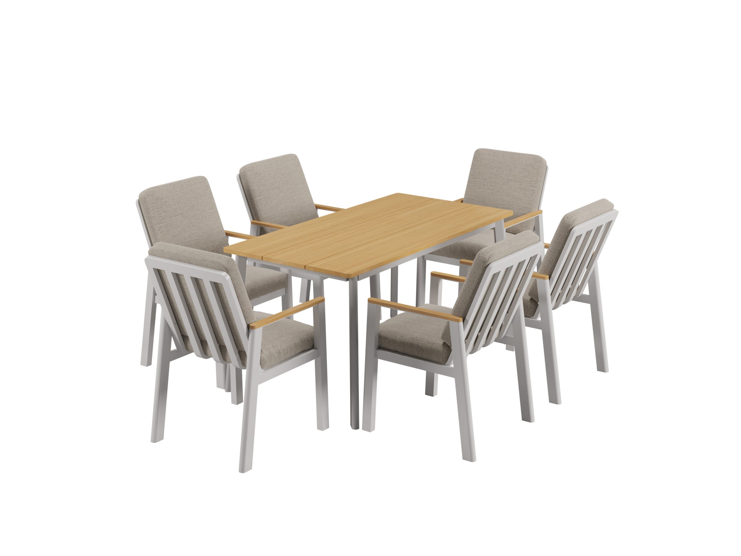 RICHLY Gartenmöbel Dining Set »Perugia«, inkl Polster (6-Sitzer, Warmweiß)"" RICHLY Gartenmöbel Dining Set »Perugia«, inkl Polster (6-Sitzer, Warmweiß)""