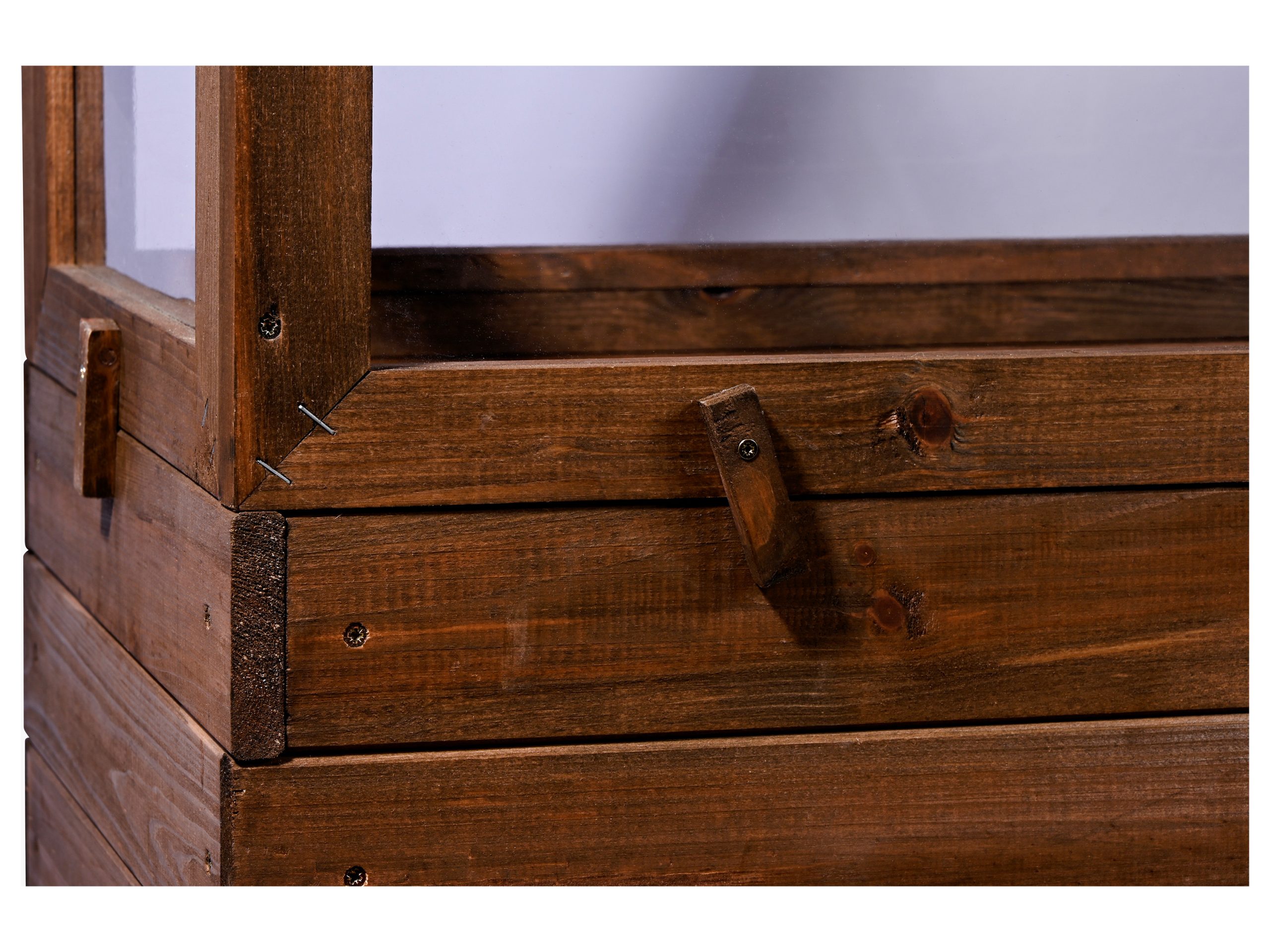 DOBAR Frühbeet-Aufsatz für Hochbeet, dunkelbraun (117x40x24,5cm) - Gallery 4 DOBAR Frühbeet-Aufsatz für Hochbeet, dunkelbraun (117x40x24,5cm)