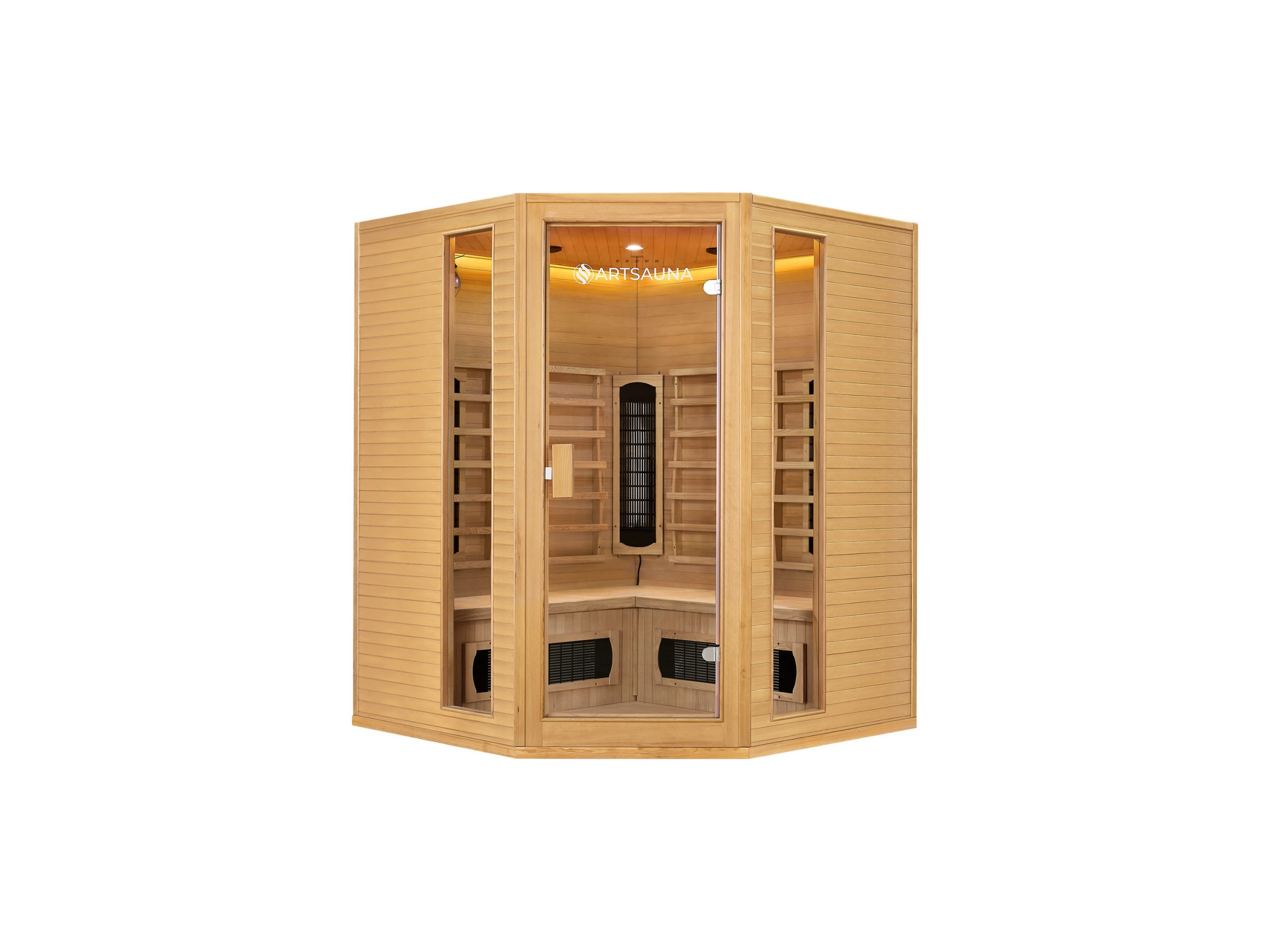 ARTSAUNA Infrarotkabine Nyborg (Keramikstrahler, BxTxH: 150x150x190cm)""
