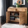 G+K Sideboard I 169, Wildeiche massiv geölt + Griff Nickel - Gallery 1 G+K Sideboard I 169, Wildeiche massiv geölt + Griff Nickel