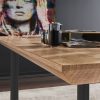G+K Tisch 600, 180x100, Wildeiche massiv geölt, Schweizer Kante, Gestell U-Profil schwarz - Gallery 1 G+K Tisch 600, 180x100, Wildeiche massiv geölt, Schweizer Kante, Gestell U-Profil schwarz