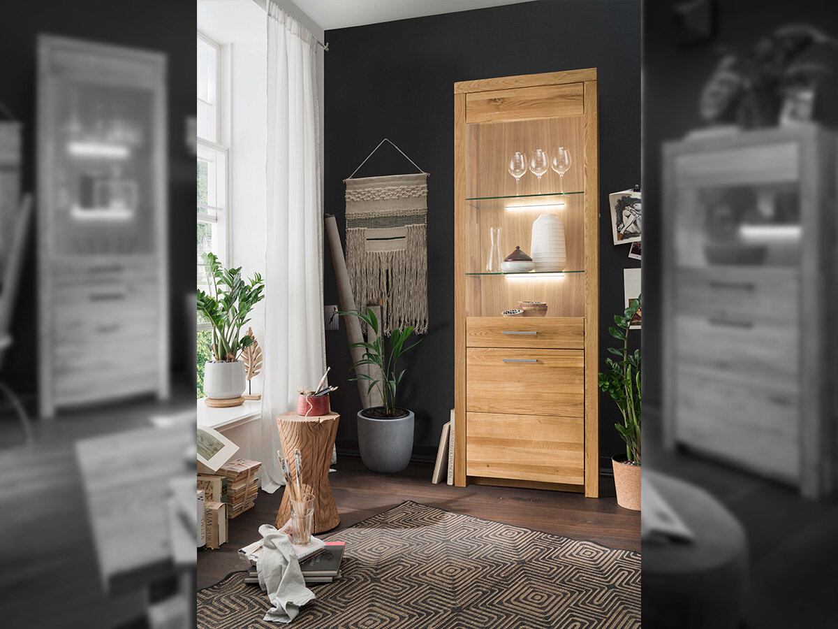 G+K Vitrine I 169 + Griff Nickel G+K Vitrine I 169 + Griff Nickel