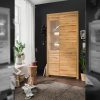 G+K Vitrine II 169 -L, Wildeiche massiv geölt + Griff Nickel G+K Vitrine II 169 -L, Wildeiche massiv geölt + Griff Nickel