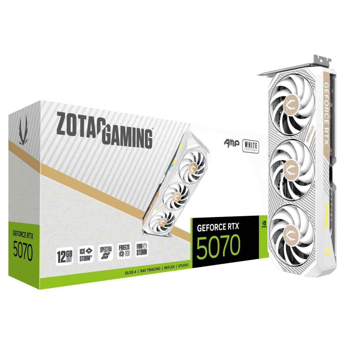 Zotac Gaming GeForce RTX 5070 WHITE ED 12GB GDDR7 Grafikkarte Zotac Gaming GeForce RTX 5070 WHITE ED 12GB GDDR7 Grafikkarte