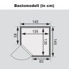Karibu Woodfeeling Sauna Antonia - 38 mm Bronzierte Ganzglastür Inkl. Dachkranz 3,6 kW Plug&Play Bio-Kombiofen inkl. Steuergerät - Gallery 7 Karibu Woodfeeling Sauna Antonia - 38 mm Bronzierte Ganzglastür Inkl. Dachkranz 3,6 kW Plug&Play Bio-Kombiofen inkl. Steuergerät