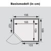 Karibu Woodfeeling Sauna Elea - 38 mm Bronzierte Ganzglastür Ohne Dachkranz 9 kW Bio-Kombiofen inkl. Steuergerät - Gallery 7 Karibu Woodfeeling Sauna Elea - 38 mm Bronzierte Ganzglastür Ohne Dachkranz 9 kW Bio-Kombiofen inkl. Steuergerät
