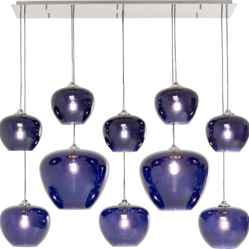 Hängeleuchte Sphere Night Blue Ten 160cm