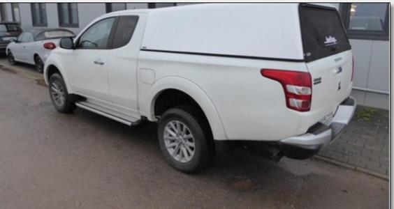 Beltop Hardtop 1 1/2 Kabine L200 10/2015- Classic passend für Mitsubishi L200