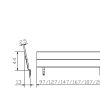 Hasena Kopfteil Duetto Wood-Line Buche natur, lackiert (06) 120 cm