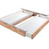 Hasena Lovie-Box Woodline Kernbuche natur geölt (80) 140 cm (mit zwei Schubläden) Tip-on: Vollauszug von Blum Hasena Lovie-Box Woodline Kernbuche natur geölt (80) 140 cm (mit zwei Schubläden) Tip-on: Vollauszug von Blum