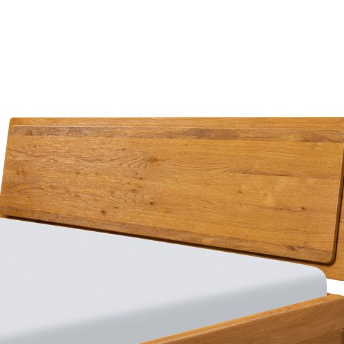 Hasena Luna Kopfteil / Breite: 140 cm / Holz: 93-Wildeiche natur, gebürstet, geölt/ mit LED Beleuchtung