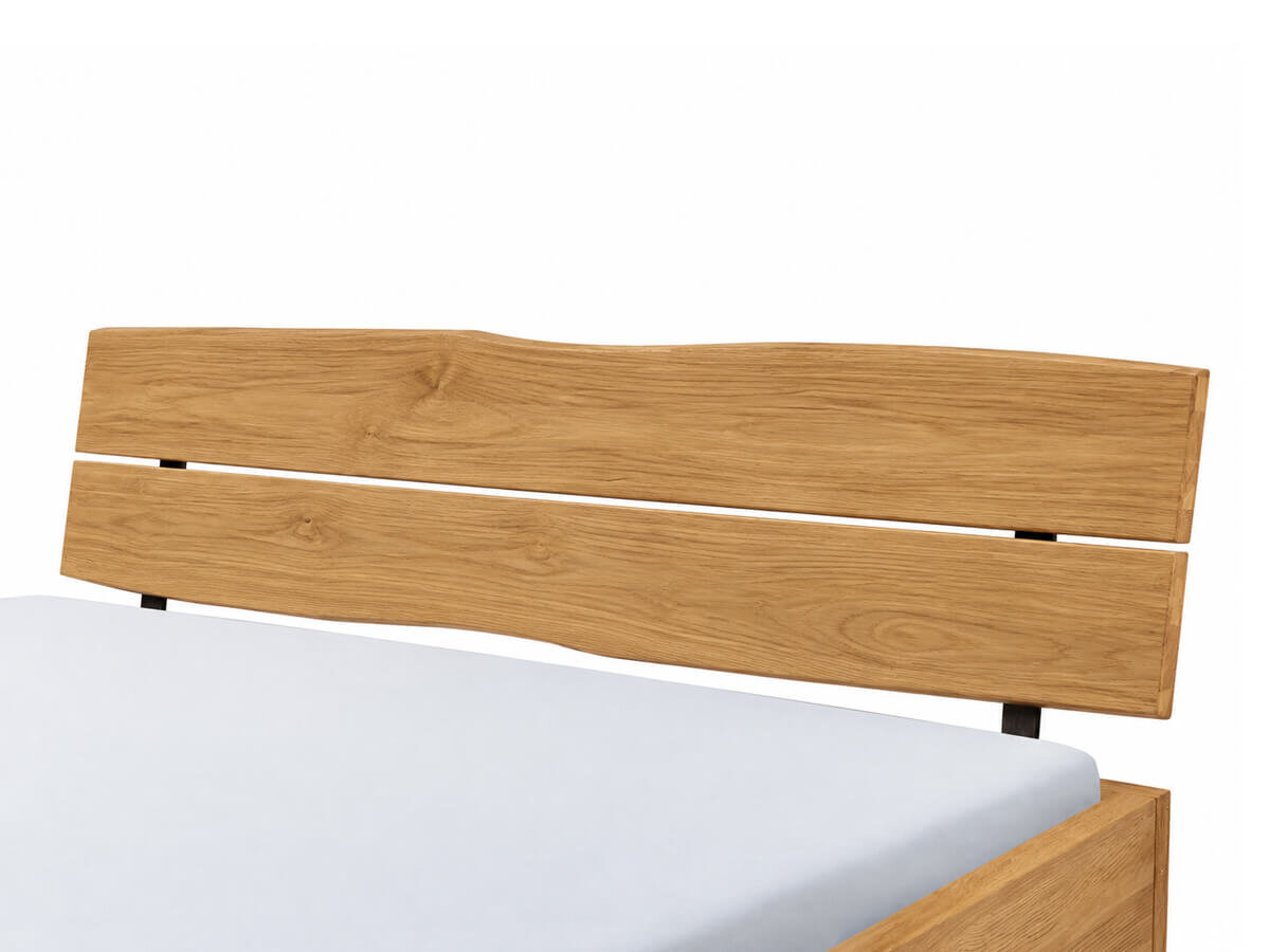 Hasena Naturo L Kopfteil / Breite: 160 cm / Holz: 86-Eiche natur, gebürstet, geölt