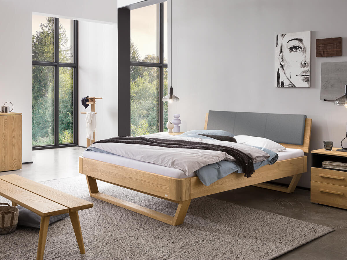 Hasena Oak Bianco Ria Massivholzbett