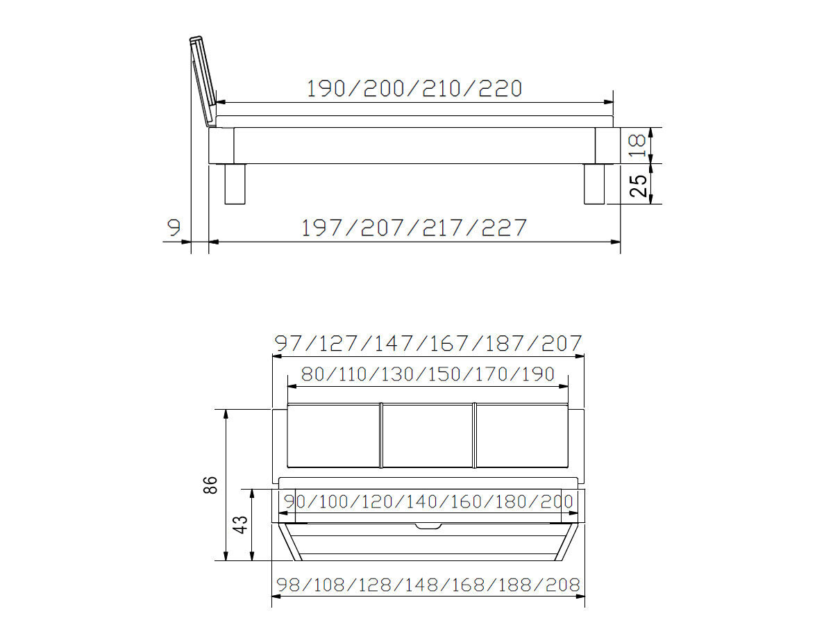 Hasena Oak Bianco Ria Massivholzbett
