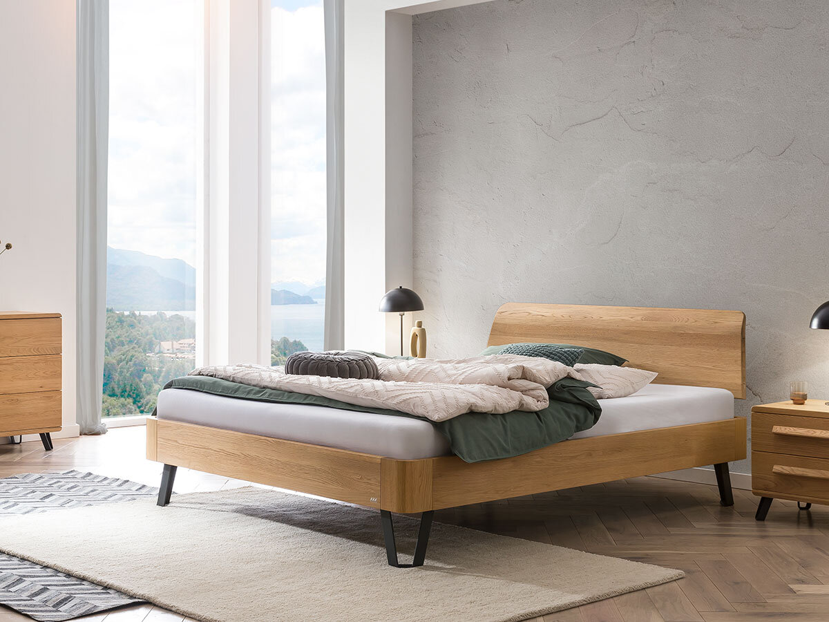 Hasena Oak Bianco Riko Massivholzbett