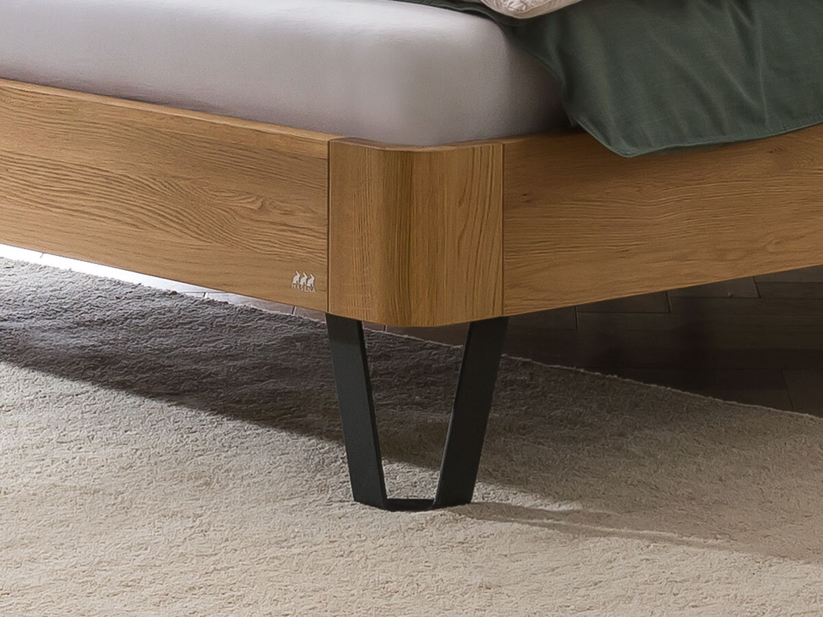 Hasena Oak Bianco Riko Massivholzbett