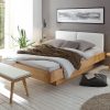 Hasena OAK-Bianco Stauraum Bett Place