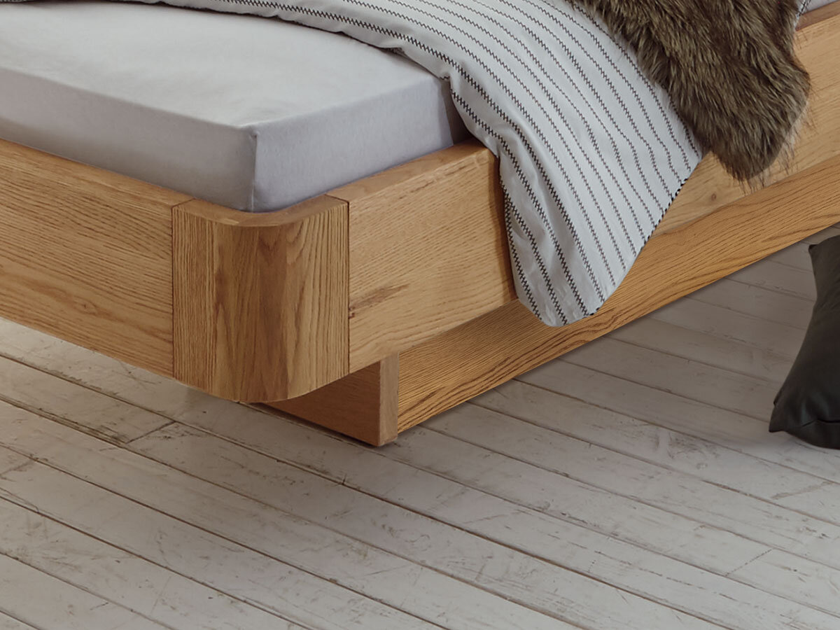 Hasena OAK-Bianco Stauraum Bett Place