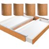 Hasena OAK-Bianco Stauraum Bett Place