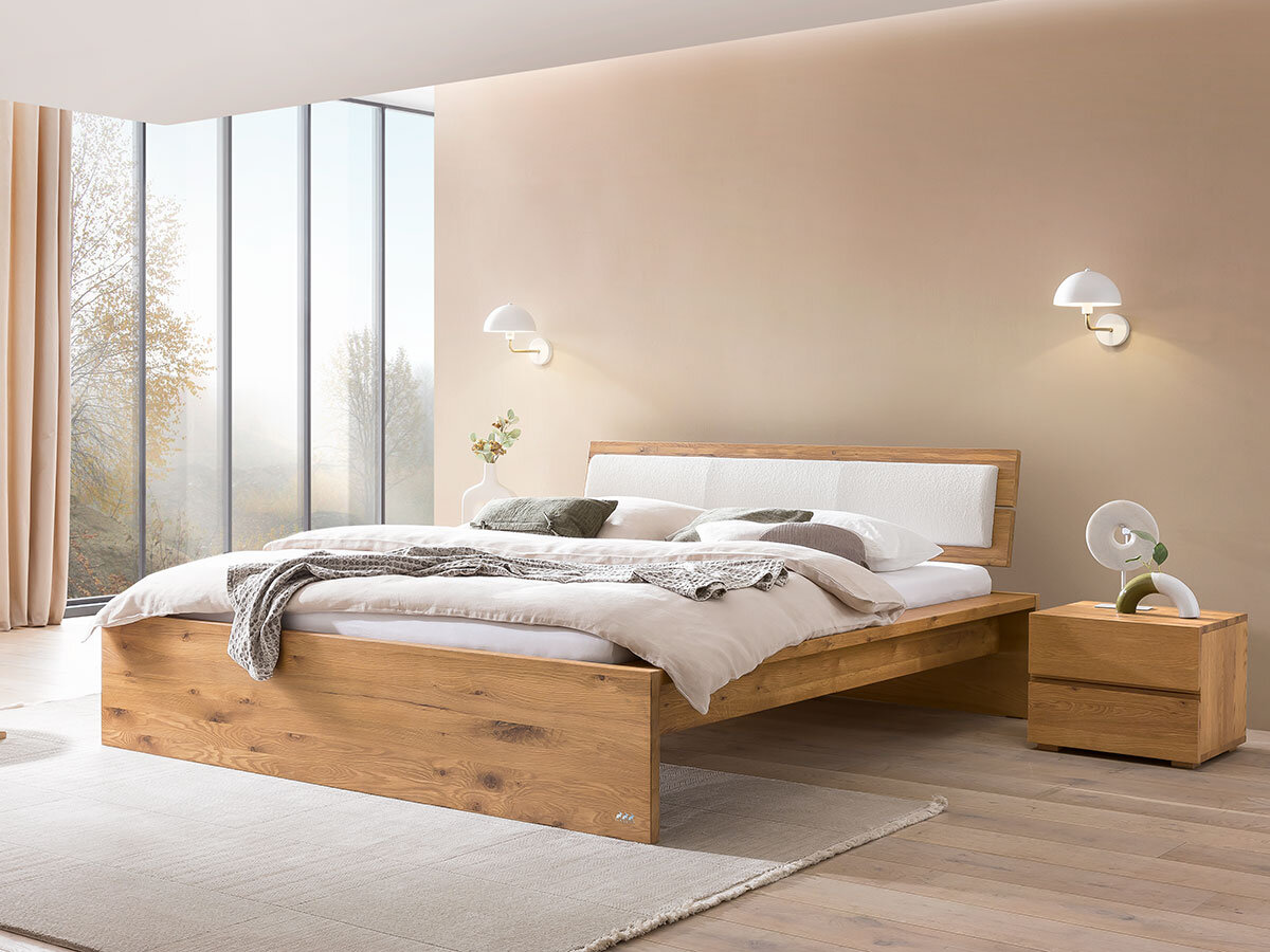 Hasena Oak-Line Wild Massivholzbett Aspino-Lumo Hasena Oak-Line Wild Massivholzbett Aspino-Lumo