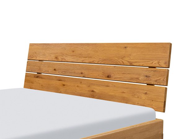 Hasena Peer Kopfteil / Breite: 200 cm / Holz: 93-Wildeiche natur, gebürstet, geölt