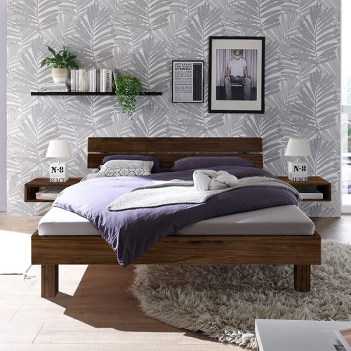 Hasena Pronto Massivholzbett Prato 200 x 200 cm Nussbaum geölt (82) 25 cm Hasena Pronto Massivholzbett Prato 200 x 200 cm Nussbaum geölt (82) 25 cm