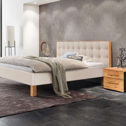 Hasena Pronto Polsterbett Noah Wildbuche natur, geölt (87) Stoff Pepe beige (327) 160 x 200 cm 20 cm Hasena Pronto Polsterbett Noah Wildbuche natur, geölt (87) Stoff Pepe beige (327) 160 x 200 cm 20 cm