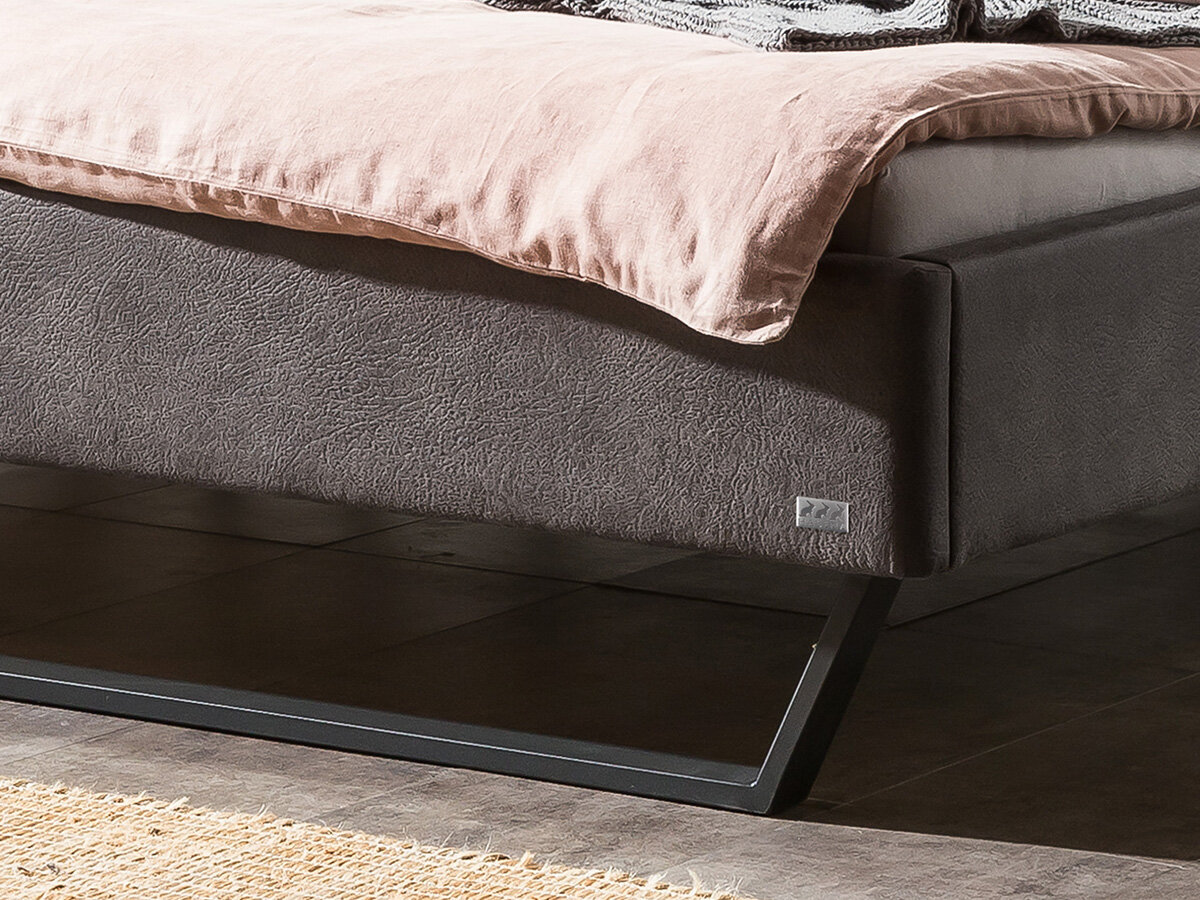 Hasena Pronto Polsterbett Stefano Buffalo shale (720) Anthrazit 180 x 200 cm 25 cm