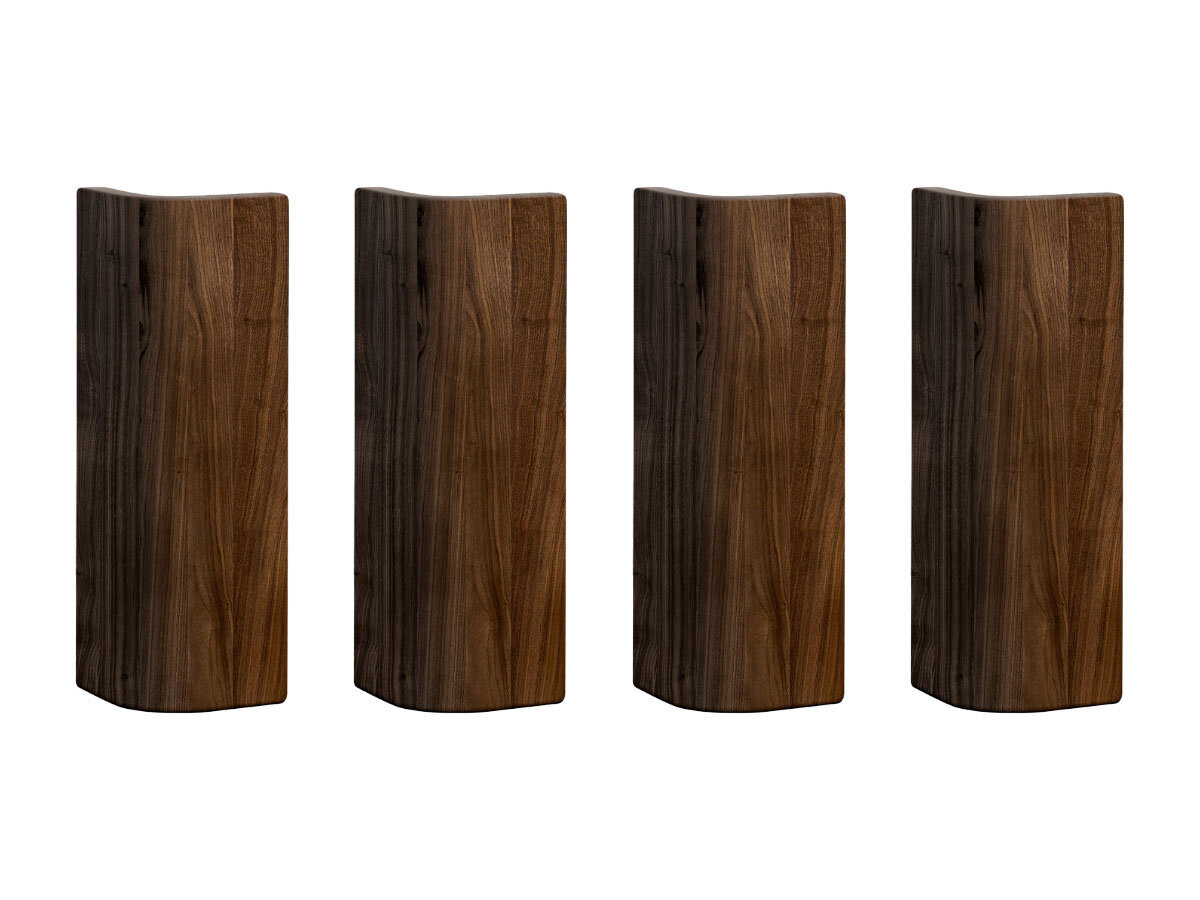 Hasena Ronda Bett Füsse / Höhe: 20 cm / Holz: 82-Nussbaum, geölt