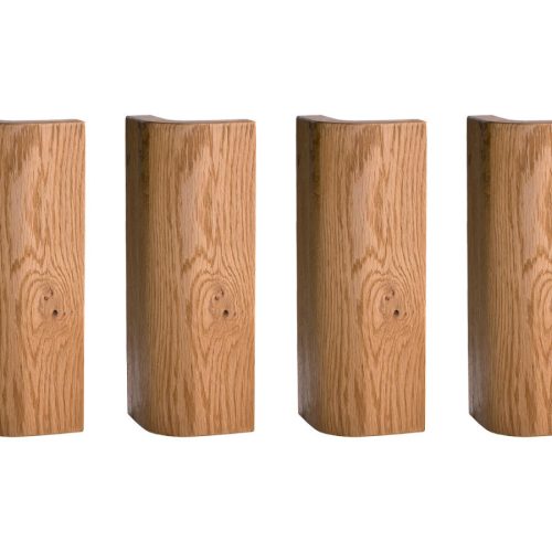 Hasena Ronda Füsse / Höhe: 30 cm / Holz: 93-Wildeiche natur, gebürstet, geölt